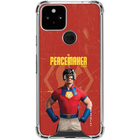 DC Comics Peacemaker John Cena Google Pixel 5 Clear Case